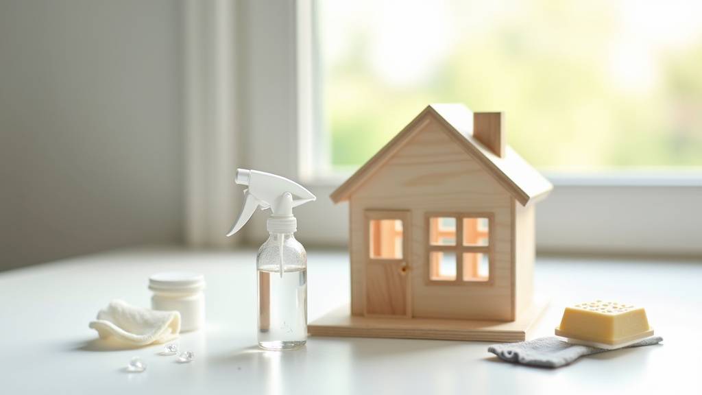 Buanderie rangée avec produits de lessive maison en bocaux étiquetés