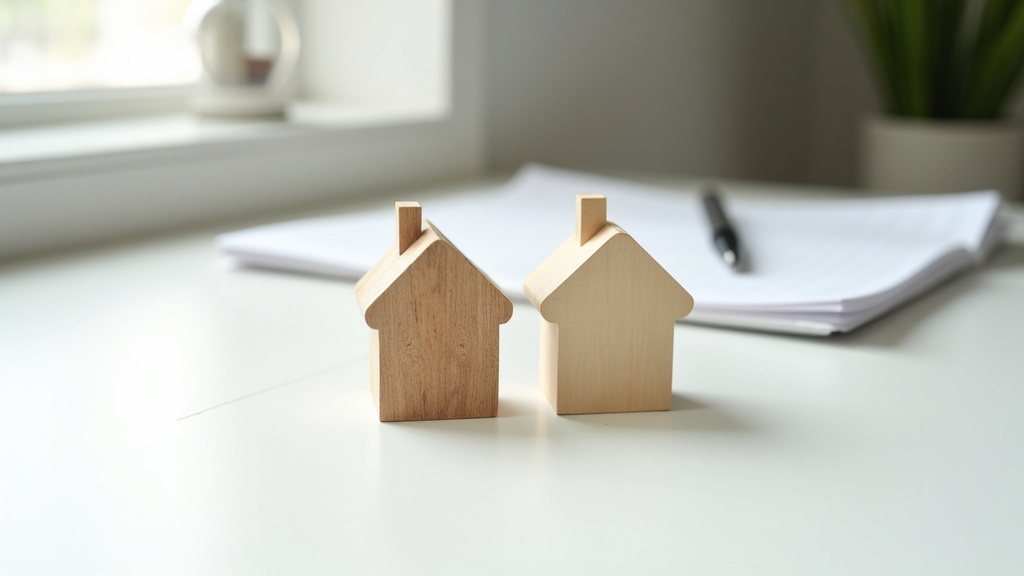 Plan d'une maison individuelle neuve avec aménagement extérieur intégré