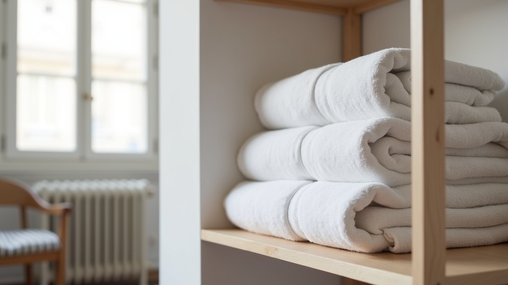 Meuble sur mesure dans un espace réduit avec rangement optimisé pour le linge